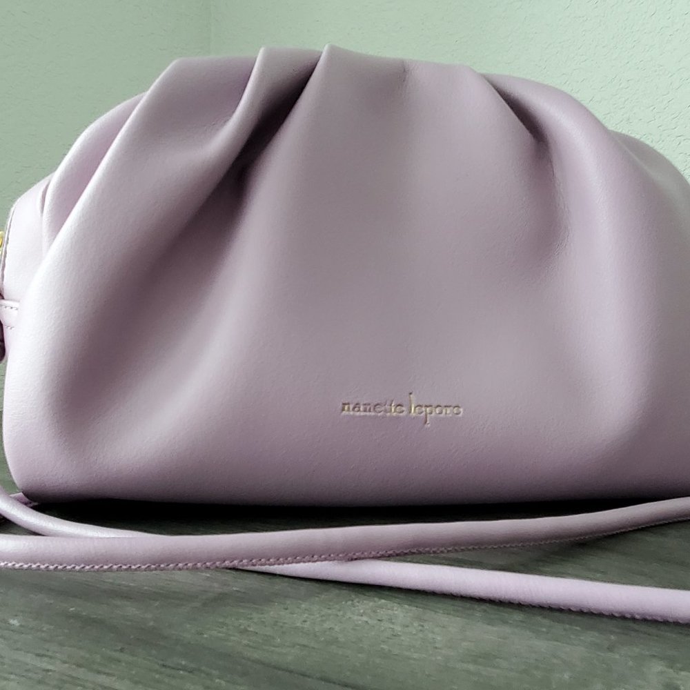 Nanette Lepore, Nadia Pleated Crossbody Bag In Purple